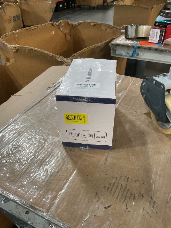 Photo 1 of * factory sealed *
Powerful Handheld Fabric Steamer - 1800W with Fast Ceramic Heat-Up Plate, 2-in-1 Ironing & Wrinkle Remover, Steam Nozzle, Lint Brush - Gray, for US 120V Only