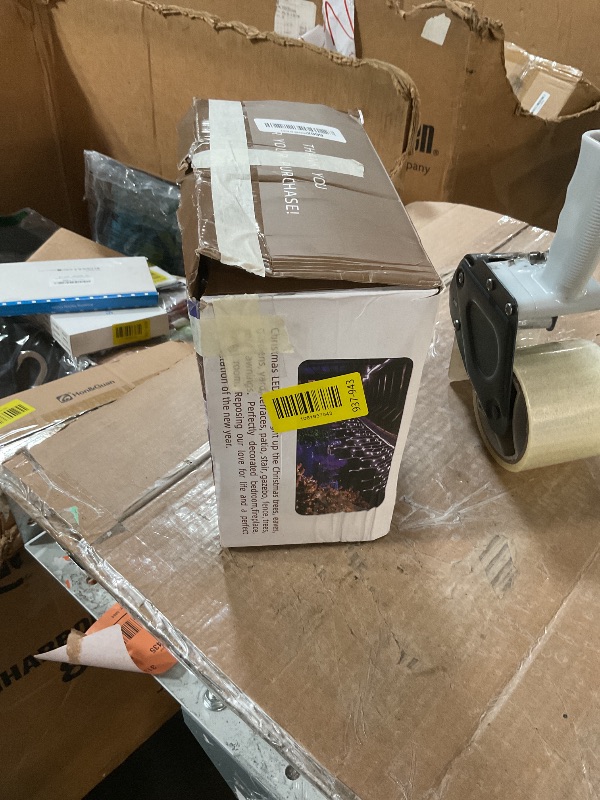 Photo 1 of ***(PARTS ONLY/ NON FUNCTIONAL)***132FT 1332 LED Outdoor Christmas Lights - 296 Ice Drops, 12 Pro Modes with Timer Memory & Brightness, Waterproof Hanging Ice String Light for Holiday Wedding Garden Fence House Decor (Cool White)