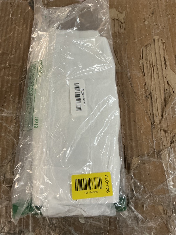 View 2 of [50 Count] White HDPE T Shirt Bags with Handles – Heavy Duty 26 Micron (?1 Mil) 11" x 6" x 21" (1/6 BBL) – Recyclable Takeout & Grocery Carryout Bags for Restaurants, Food Trucks, Bakeries & Retail