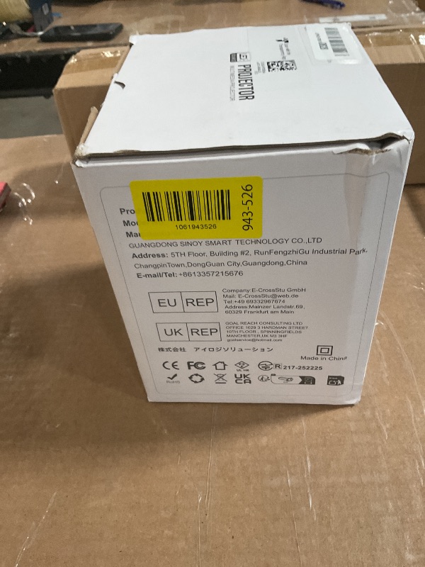 Photo 1 of ?Electric Focus?Magcubic Mini Projector 4K Support, Portable Projector with WiFi 6 and Bluetooth 5.4, Smart Proyector, 5W Soundbase Speaker, 180°Rotation for Home Theater