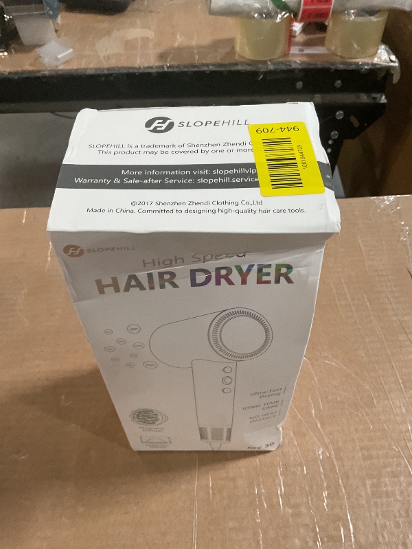 Photo 1 of (OUTLET)slopehill 110,000 RPM Professional Hair Dryer - 0.8lb Ultra-Lightweight, 2 Billion Ion Technology for 98% Frizz Reduction, AI Smart-Temp Control, Magnetic Attachments for All Hair Types (Pink)