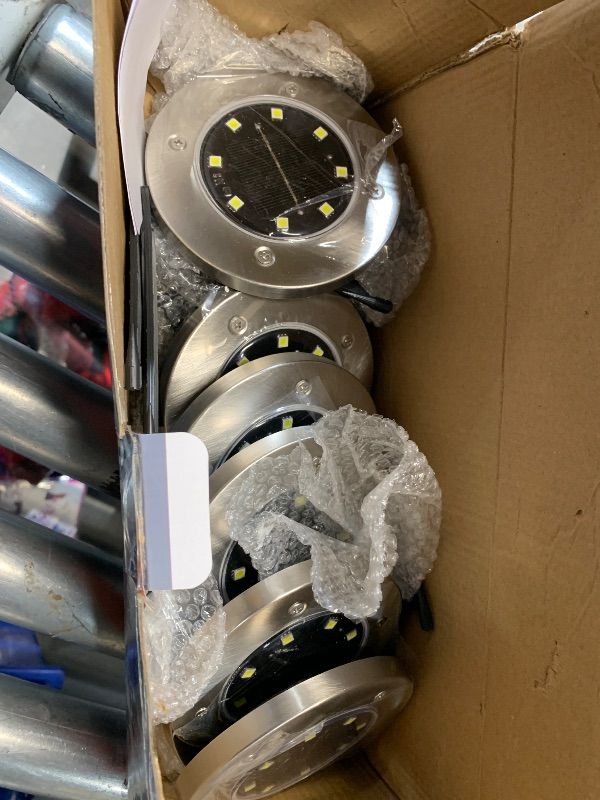Photo 1 of (MISSING 4) INCX Solar Lights for Outside,12 Pack Solar Lights Outdoor Waterproof, Solar Garden Lights Landscape Lighting for Patio Pathway Lawn Yard Deck Driveway Walkway, Cold White