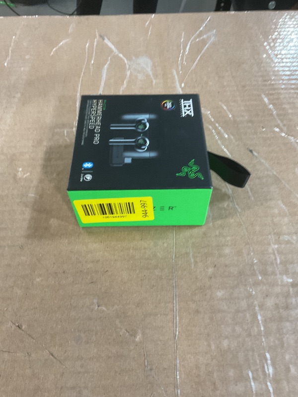 Photo 1 of ***FOR PARTS ONLY/ NON-FUNCTIONAL*** NEW Razer Hammerhead Pro HyperSpeed Wireless Gaming Earbuds for PC, PlayStation, Switch, Mobile: Adjustable ANC - Fast Wireless Charging Case - 30 Hr Battery - Bluetooth 5.3 - Chroma RGB - Black