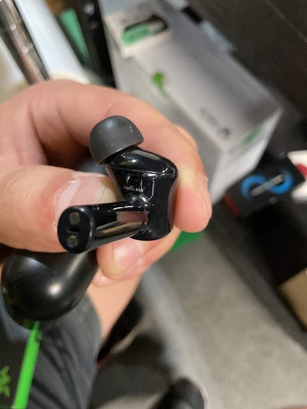 Photo 1 of ***FOR PARTS ONLY/ NON-FUNCTIONAL*** NEW Razer Hammerhead Pro HyperSpeed Wireless Gaming Earbuds for PC, PlayStation, Switch, Mobile: Adjustable ANC - Fast Wireless Charging Case - 30 Hr Battery - Bluetooth 5.3 - Chroma RGB - Black