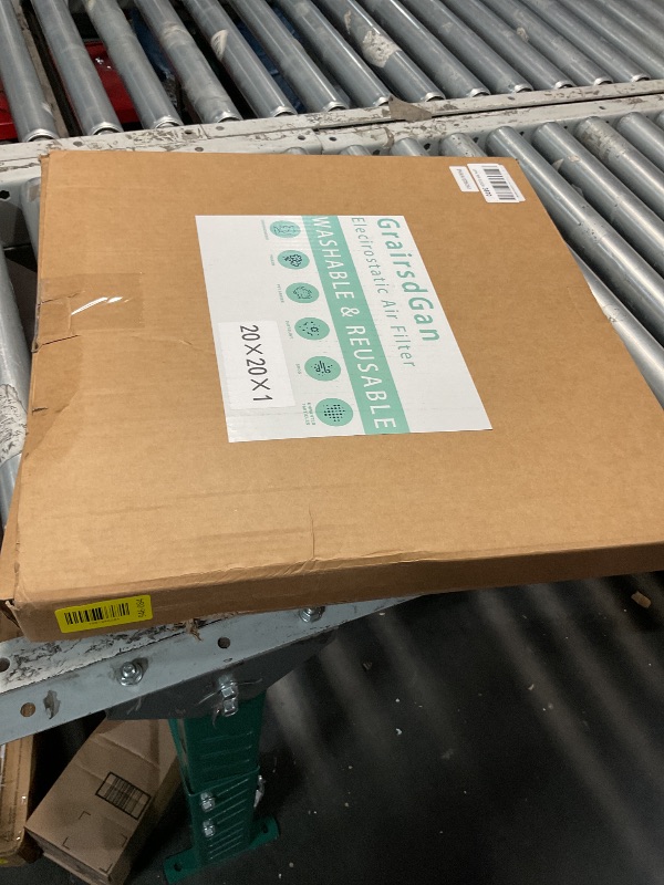 Photo 1 of (2 Pack) 20x20x1 Reusable Air Filter, Washable Filter, Electrostatic, MERV 8, Lasts a Lifetime-HVAC AC Furnace Systems Air Filter (Actual Size: 19.75x19.75x0.82Inch)