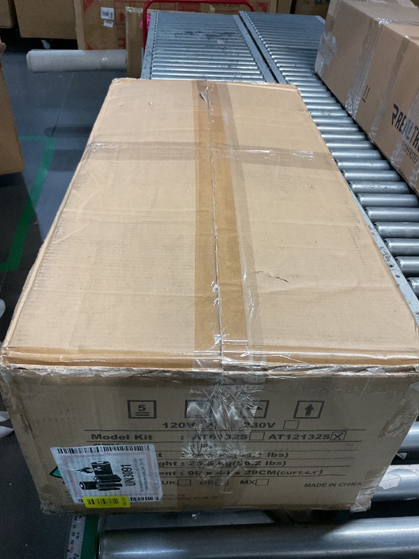 Photo 1 of ***(USED/ UNKNOWN IF MISSING PARTS)***TOPENS AT12132S Solar Dual Swing Gate Opener Heavy Duty Automatic Gate Motor for Double Swing Gates Up to 18ft per Arm, Electric Driveway Gate Operator AC Powered with Solar Panel Remote Control Kit