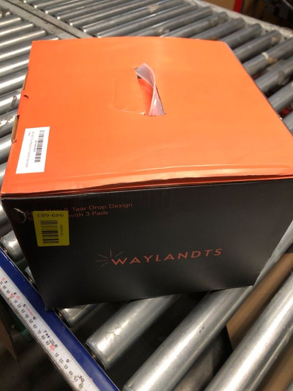 Photo 1 of ***FACTORY SEALED***WAYLANDTS Spin Mop & Tear Drop Bucket Set with 3 Pads - Dual Compartment Design for Clean & Dirty Water, 360° Swivel Mop Head, Built-in Scrubbing Brush, Stainless Steel Handle