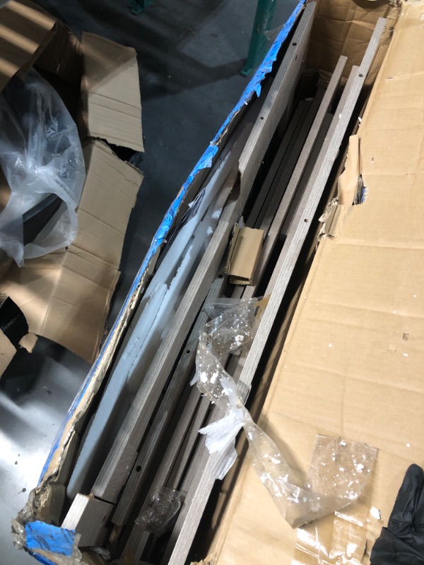 Photo 1 of ***PARTIAL SET - PRICE ADJUSTED***
Dog Crate Furniture with Cushion,Wooden Dog Kennels Indoor with 2 Drawers,Dog Furniture Crate End Table with Storage