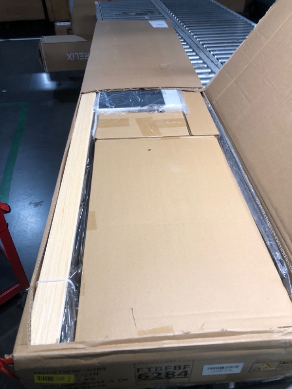 Photo 1 of ***PARTIAL SET/PRICE ADJUSTED***YITAHOME King Size Bed Frame with 4 Storage Drawers and RGB Lights, Velvet Upholstered Platform Bed with Charging Station and Storage Headboard, No Box Spring Needed, Noise-Free, Easy Assembly, Beige