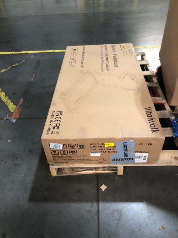 Photo 1 of ***FACTORY SEALED***Foldable Treadmill with Auto Incline - Vitalwalk Commercial 48"x18" Wide Running Belt, 20% / 15% Incline, 10MPH, 3.5HP Brushless, Walking Pad Treadmill for Home, Auto Folding, No Installation, 350LBS