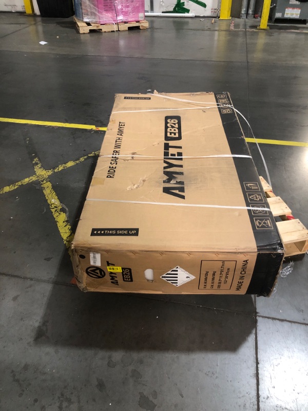 Photo 1 of ***FACTORY SEALED***AMYET EB26 Electric Bike for Adults Peak 1500W Electric Bicycle 48V 15AH (720WH) Battery Electric Bike 26" Fat Tire Mountain 28mph 7 Speed Gears Ebike Black