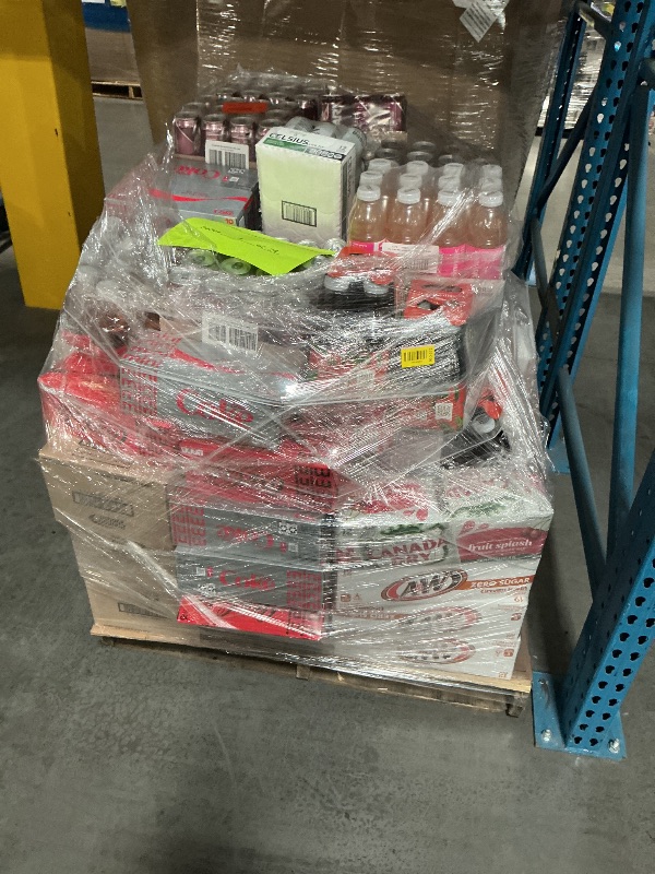 Photo 1 of ***NON-REFUNDABLE - THIS PALLET IS NON-REFUNDABLE. DRINKS ARE PAST EXPIRATION. DRINKS ARE EXPIRED. THESE EXPIRED DRINKS ARE NON-REFUNDABLE***Pallet of different Coca Cola products different exp dates