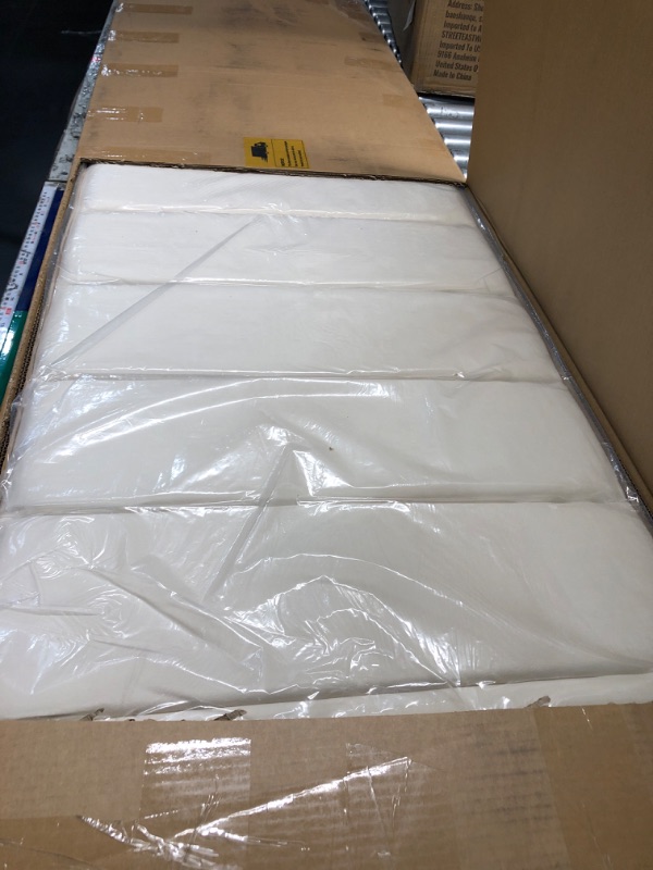Photo 1 of **************INCOMPLETE ITEM, THIS IS ONLY BOX #2 OUT OF 2 TOTAL***************
DWVO King Size Bed Frame with 4 Storage Drawers and RGB LED Lights, Velvet Upholstered Platform Bed with Charging Station and Storage Headboard, No Box Spring Needed, Noise-F