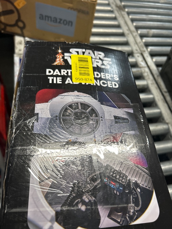 Photo 1 of ***DAMAGED - SEE NOTES/PICTURES*** STAR WARS The Vintage Collection Darth Vader’s TIE Advanced, A New Hope 3.75 Inch Premium Collectible Vehicle & Action Figure