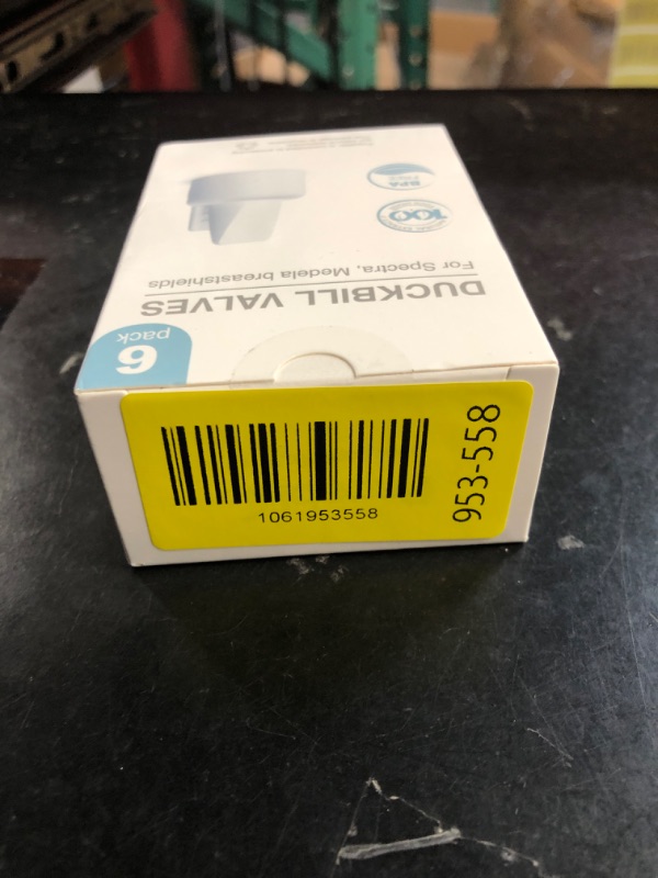 Photo 1 of [6-Count] Papablic Duckbill Valves, Replacement Milk Valves Compatible with Spectra S1 S2 and Medela Breast Pumps Accessories, BPA & DEHP Free, White