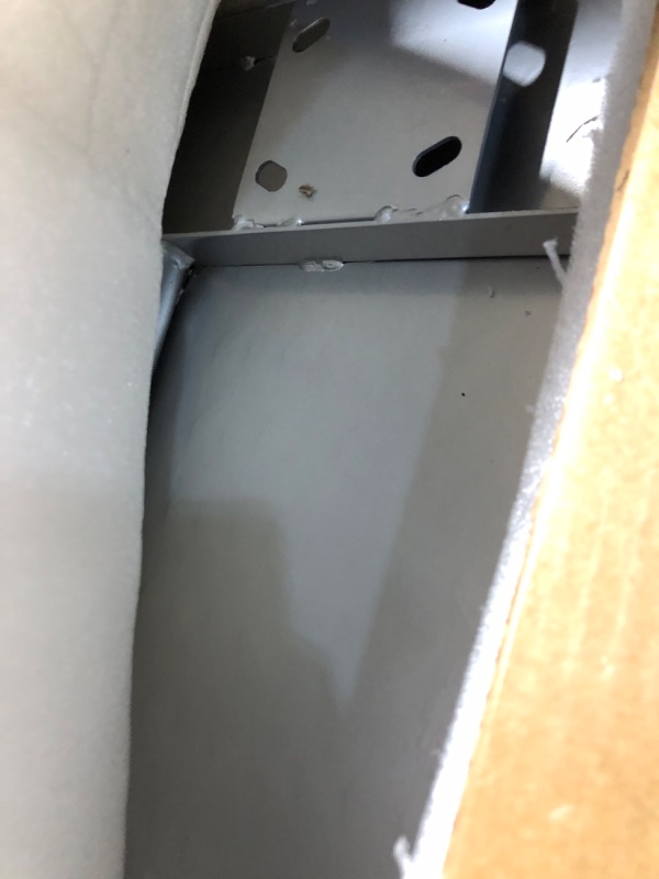 Photo 1 of ***OPENED FOR INSPECTION ***Steel Panel Truck Cart, Platform Truck, Heavy Duty Lumber Drywall Dolly, Flatbed with 2500 lbs Capacity and 4 Swivel Casters, 36x24inch Steel Board with 3 Side Handrails