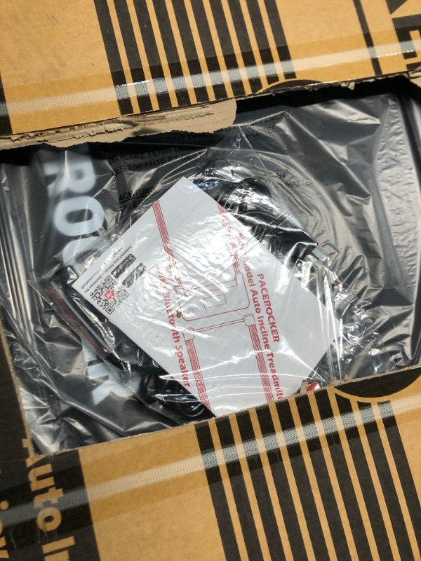 Photo 1 of ***OPENED FOR INSPECTION ***PACEROCKER Walking Pad Treadmill with 12% 9-Level Auto Incline, 450 lbs Capacity Bluetooth Speaker Under Desk Treadmills for Home Hiking, 5 MPH, Blue