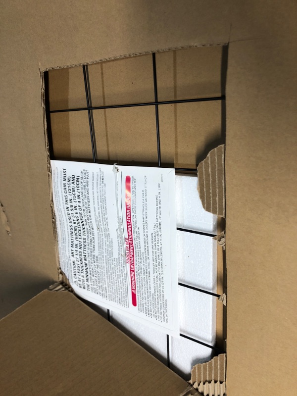 Photo 1 of ***OPENED FOR INSPECTION ****Graco Hadley 5-in-1 Convertible Crib & Changer (White) – GREENGUARD Gold Certified, Fits Standard Crib Mattress, Converts to Toddler Bed and Full Bed, 4 Adjustable Mattress Heights