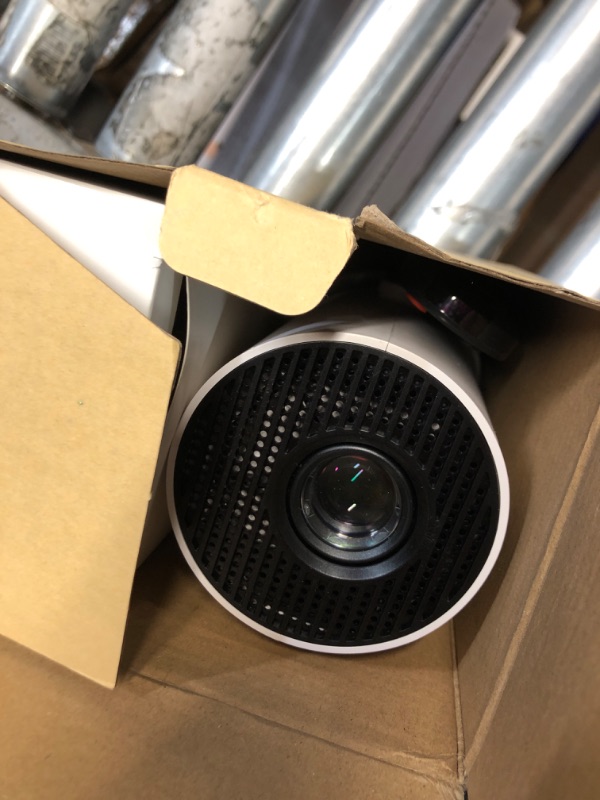 Photo 1 of [Built-in Apps & 2026 Upgraded] Mini Projector with WiFi 6 and Bluetooth 5.4 Support 4K 1080P Auto Keystone 180° Rotatable Projector Portable Compatibile with HDMI/TV Stick/Memory Stick/Laptop, White