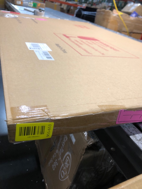 Photo 1 of ***OPENED FOR INSPECTION ***BONEWEI Silver Bathroom Mirror,60x36 inch Wall Mirror for Bathroom Wall Mounted,Rectangle Mirror for Bathroom Over Sink,Modern Frame Round Corner for Living Room,Bedroom Entryway,Horizontal/Vertical