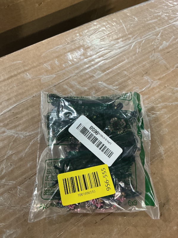 View 2 of ***(PARTS ONLY/ SOME ARE BROKEN)***12PCS Sparkling Crystal Stone Braided Hair Clips for Women and Girls, Easily Braided Hair Clips Hair Bands, Shiny Rhinestone Hair Clip, Chopped Hairpin Duckbill Clips