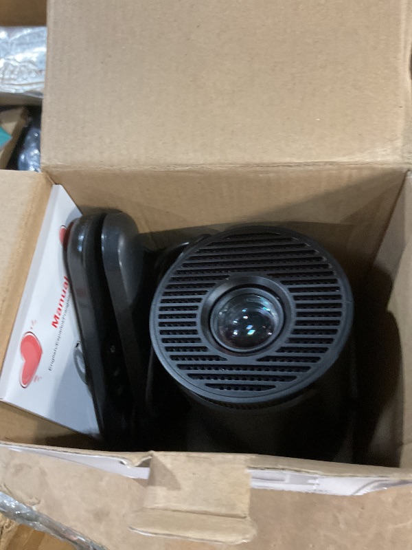 Photo 1 of [Built-in Apps & 2025 Upgraded] Mini Projector Support 4K 1080P Auto Keystone 180° Rotatable with WiFi 6 and Bluetooth 5.4, Projector Portable Compatibile with HDMI/TV Stick/Memory Stick/Laptop-Black