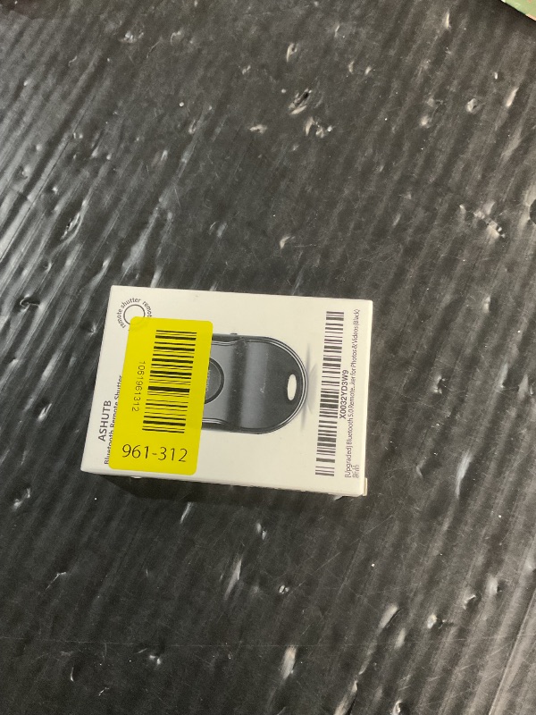 Photo 1 of [Upgraded] Bluetooth 5.0 Remote Shutter for iPhone & Android Camera Wireless Remote Control Selfie Button for iPad iPod Tablet, HD Selfie Clicker for Photos & Videos (Black)