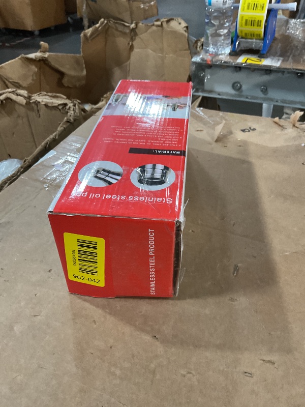 Photo 1 of ***Missing Top*** Flyboo Olive Oil Dispenser,Oil Bottle Stainless Steel Leak Proof Olive Oil Decanter for Kitchen