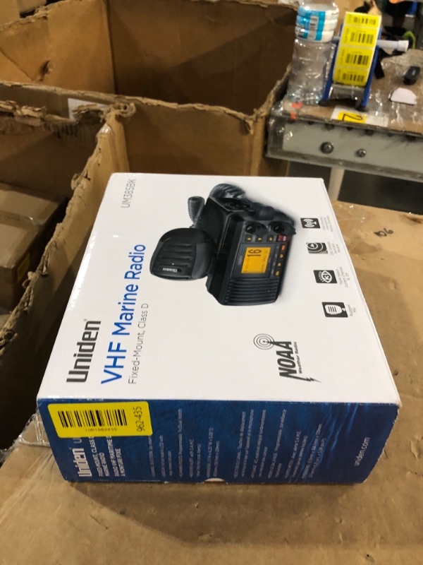 View 2 of ***MISSING PARTS***
Uniden UM385BK 25 Watt Fixed Mount Marine VHF Radio, Waterproof, Noaa Weather Alert, All USA/Intl/Canadian Marine Channels