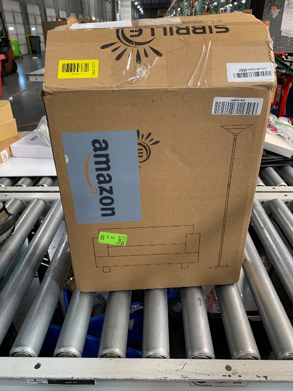 Photo 1 of ***(PARTS ONLY/ NON FUNCTIONAL)***SIBRILLE Torchiere Floor Lamp - 72" Tall LED Standing Lamp with Remote/Button Control, 1800Lm, 3000-6500K, 30W Dimmable Modern Corner Floor Light for Living Room Bedroom Office Apartment, Black