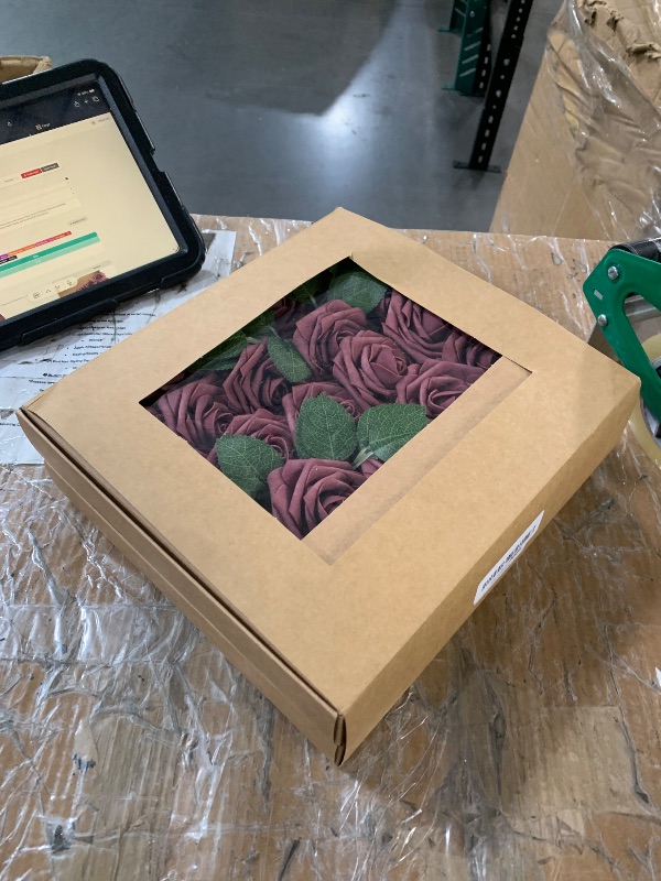 Photo 1 of ***MISSING PARTS***
Ling's moment Artificial Flowers 50Pcs Mauve Roses Decor w/Stems,3" Real Touch DIY Foam Floral for Wedding Bouquet/Centerpieces, Outdoors Party Backdrop, Room/Table, and Garden/Pot Decorations