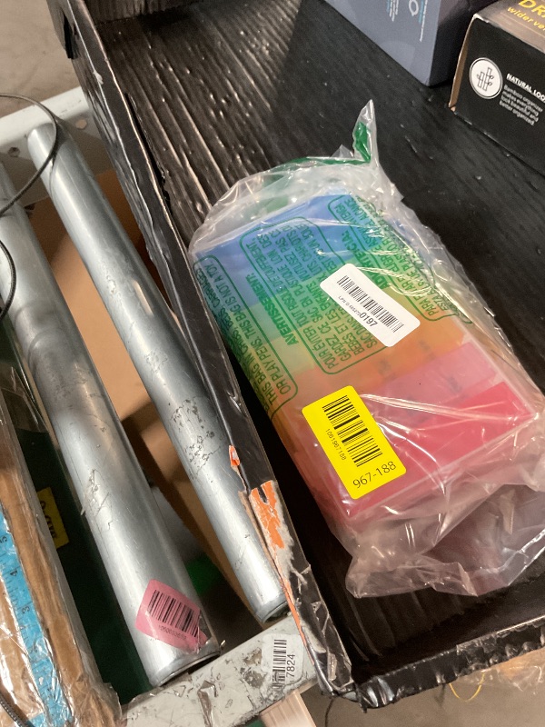 Photo 1 of (ONLY 3) Hsei 6 Pack Weekly Pill Organizer Box 4 Times a Day 7 Day Waterproof Pill Case Big Medication Box Travel Daily Container for Vitamins Fish Oil Supplements