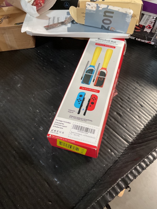 Photo 1 of [Switch 1/2 Compatible] CODOGOY Baseball Bat Handle Grip for Nintendo Switch & Switch 2, Motion-Sensing Sport Accessories Compatible with Switch 1/OLED/2, Enhanced Somatosensory Baseball Stick for Sports & Party Games-2PCS