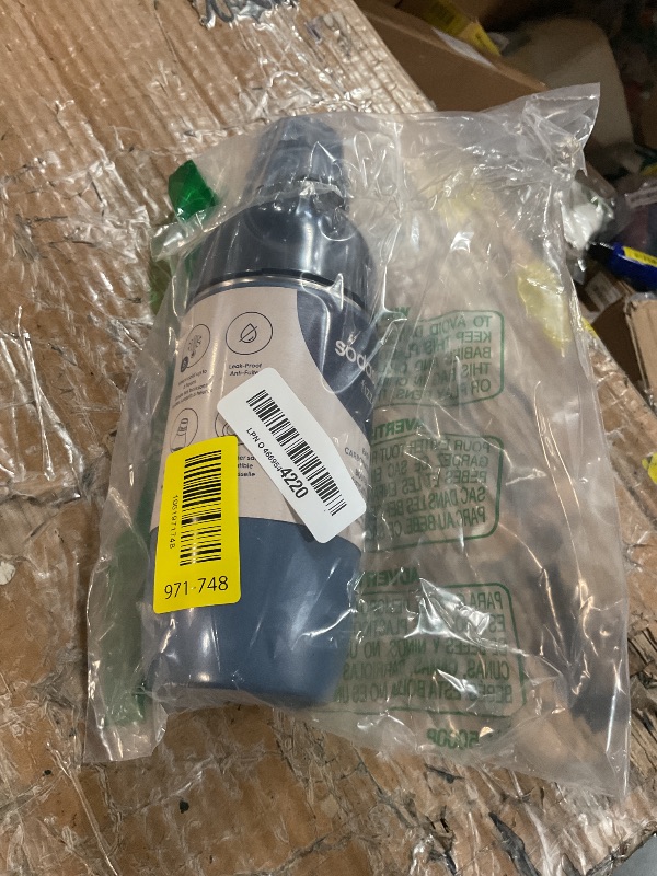 Photo 1 of ***MISSING CAP*** sodastream® Fizz & Go Easy Mix Carbonating Bottle - Storm, 23.7 Fl Oz