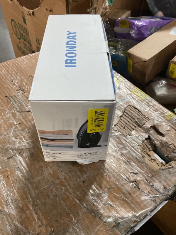 View 2 of ***(PARTS ONLY/HEATS BROKEN/ NON FUNCTIONAL)***IRONDAY Steam Iron for Clothes, 1800W Cloth Iron with Ceramic Soleplate, Auto-Off, 20s Fast Heat-up,Burst of Steam, Self-Cleaning, 20.28oz Water Tank for Home Ironing
