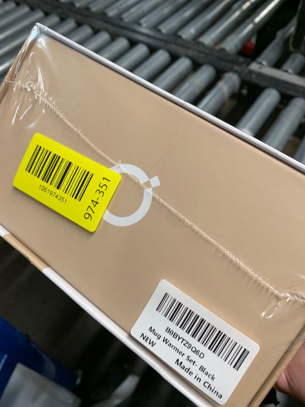 Photo 1 of ***FACTORY SEALED***Coffee Mug Warmer Set, ±1°F Precision Temperature Control Smart Heated Mug for Desk, Electric Coffee Warmer with Auto Shut Off & Real-Time Temp Display, Gifts for Men Women, 15oz Ceramic Mug, Black