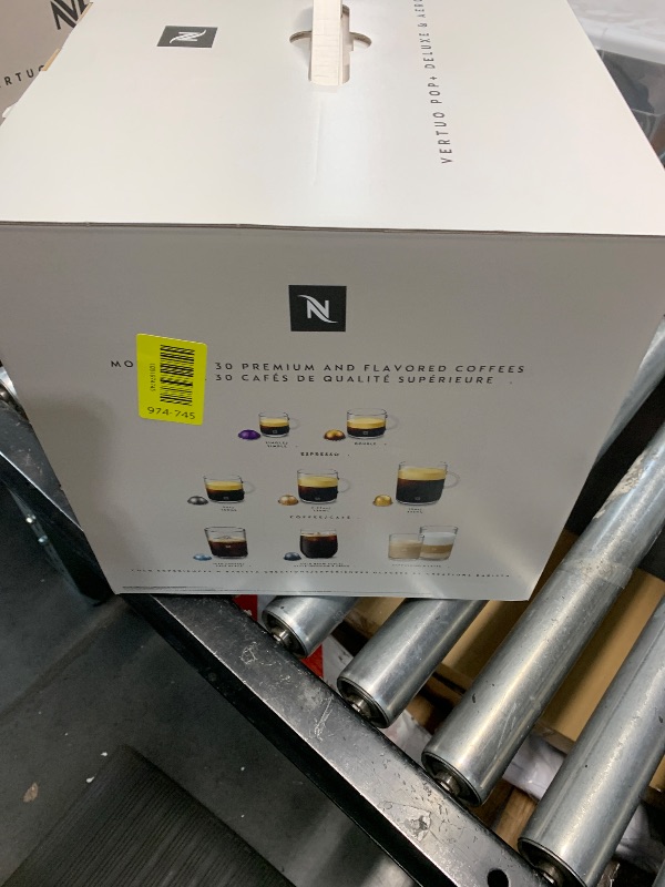 Photo 1 of ***FACTORY SEALED***Nespresso Vertuo Pop+ Deluxe Coffee and Espresso Maker by Breville with Milk Frother, Titan
