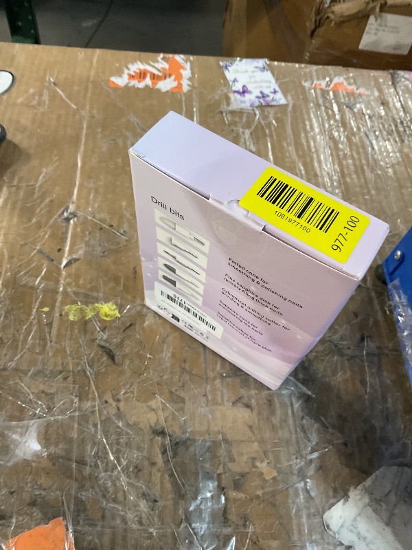 Photo 1 of ***(PARTS ONLY/ NON FUNCTIONAL)***Professional Manicure Pedicure Set - Cordless Electric Foot Nail Care Trimmer Buffer Tools - 5 Speeds, Rechargeable, Thick Nails (Red)