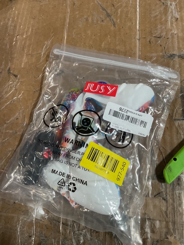 Photo 1 of [2 Pack] Jusy Compatible with Xbox Series X/S Controller Soft Silicone Cover Skin, Sweat-Proof Dust-Proof Anti-Slip Case Cover Protective Accessories Set, with 10 Thumb Grips (Graffiti)