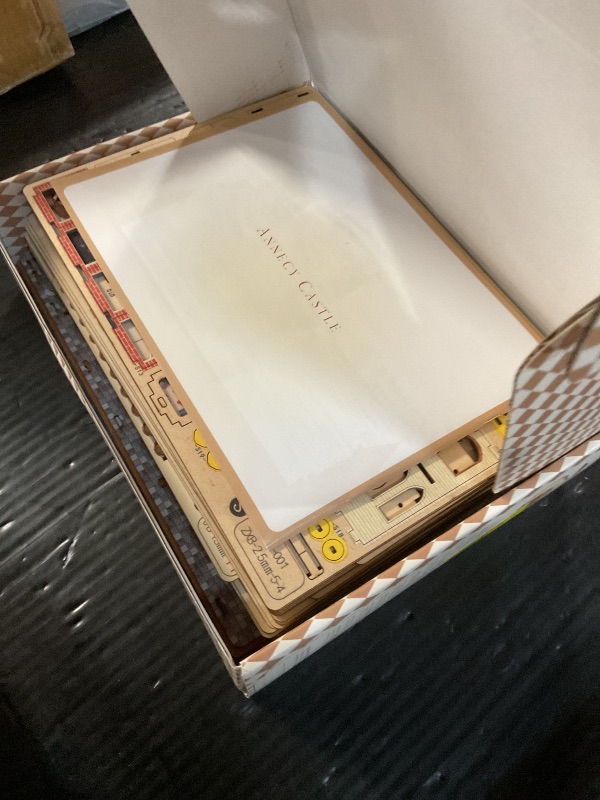 Photo 1 of ***MISSING PARTS***
Annecy Castle 3D Wooden Model Kit for Adults – Mechanical Castle Puzzle with Rotating Platform & LED Lights – 450 PCS DIY Craft Build for Display & Gift