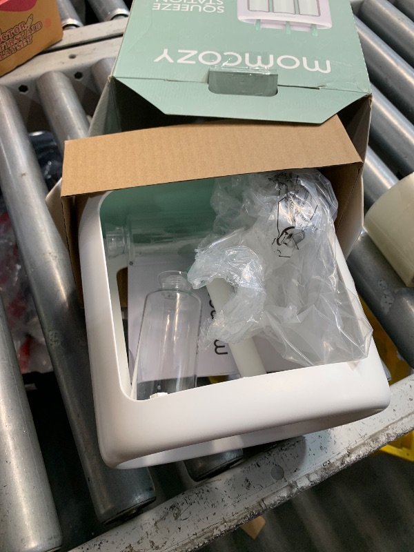 View 3 of ***(MISSING PARTS)***Momcozy Squeeze Station,Baby Food Maker&Pouch Filler for Homemade Baby Puree, BPA-Free, Dishwasher Safe, with Reusable Baby Food Pouches for Babies & Toddlers