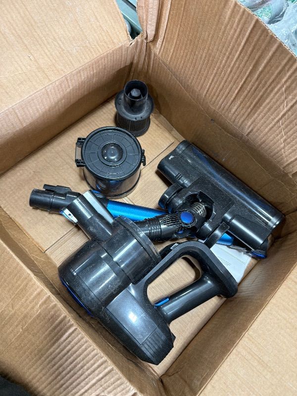 Photo 1 of ***SEE NOTES***
UML0 Cordless Vacuum Cleaner, 8-in-1 Lightweight Stick Vacuum with Powerful Suction, Self-Standing, 40 Mins Max Runtime, Rechargeable Vacuum Cleaners for Home, Hardwood Floor, Carpet, Pet Hair N3S