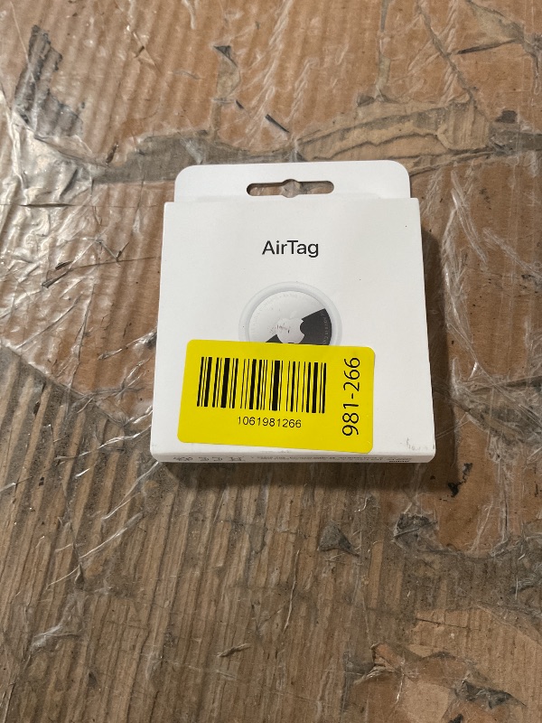 View 2 of * factory sealed *
Apple AirTag. Keep Track of and find Your Keys, Wallet, Luggage, Backpack, and More. Simple one-tap Set up with iPhone or iPad
