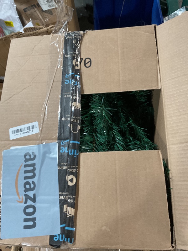 Photo 1 of [ 12 Modes & Timer ] 3 Ft Green Small Christmas Tree with 50 LED Lights, 15 Ball Ornaments 3D Star Battery Operated Prelit Christmas Tree Indoor Home Fireplace Holiday Xmas Christmas Decorations