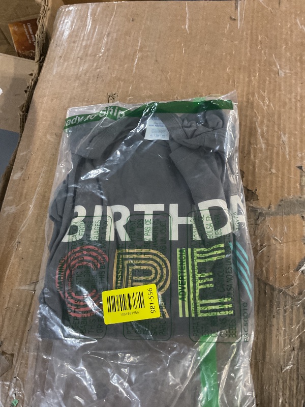 Photo 1 of * grey *
***STOCK IMAGE FOR REFERENCE***
Birthday Crew Matching Men Women Kids Group Birthday Party T-Shirt size XL