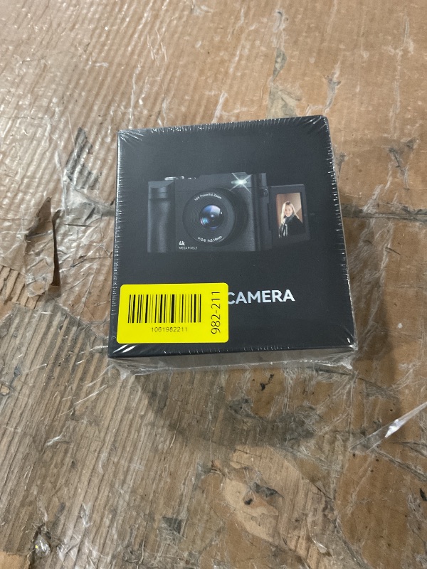 Photo 1 of * factory sealed*
 4K Digital Camera for Photography- 50MP Autofocus Vlogging Camera with 2.8" 180° Flip Screen, 16X Digital Zoom- Compact Point and Shoot Camera with 64GB SD for YouTube, Travel, Beginners