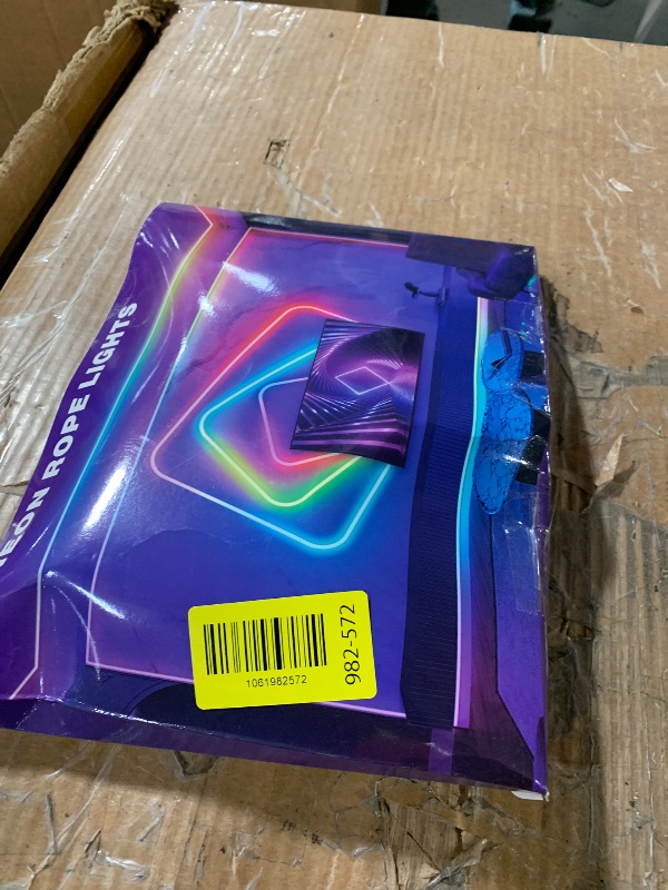 Photo 1 of (missing pieces)20Ft Led Rope Lights, Flexible Neon Lights Control with App/Remote, Multiple Modes, IP65 Outdoor RGB Waterproof