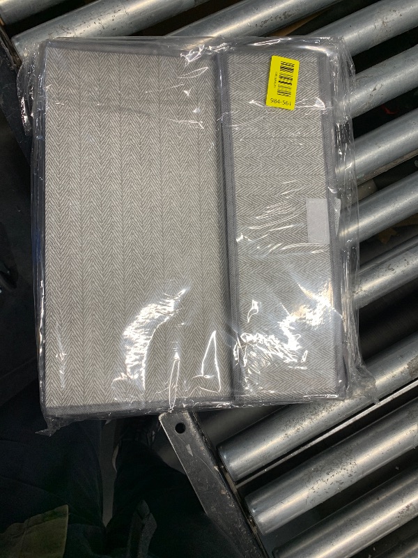 Photo 1 of Bed Sheet Organizers and Storage 4 Pack, Foldable Linen Closet Organizer Under Bed Storage Containers with Window and Handle, Storage and Organization for Blanket, Duvet Cover Set, Bedding Sheets