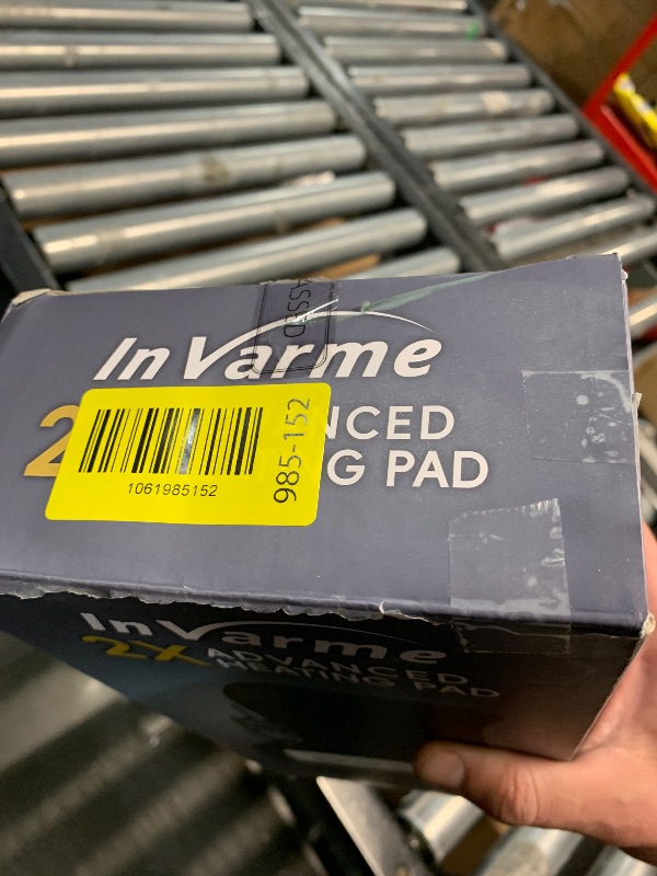 Photo 1 of InVarme Extra Hot Heating Pad: 2X Graphene Max 160? Electric Heating Pad for Back Neck Shoulders Leg - Fast Deep Relief for Men from Chronic Pain in Winter - 4H Auto Off 12" x 24"