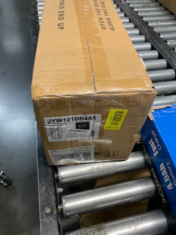 Photo 1 of ***FACTORY SEALED***CJY CHENJINYAN 21.7" Natural Square Alabaster Marble Modern Concise 2 Pack 4 Light Wall Sconce Fixture,Brushed Bronze Finish for Bathroom Bedroom Hallway Bedside Staircase Vanity Mirror